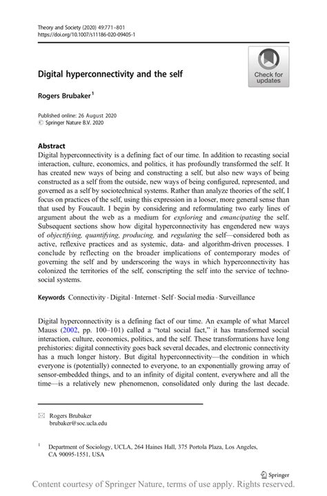 digital self meaning|Digital hyperconnectivity and the self .